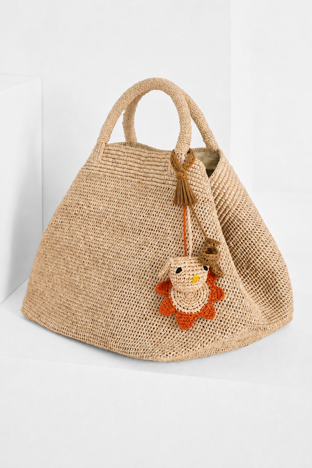 BAG CHARM White Owl