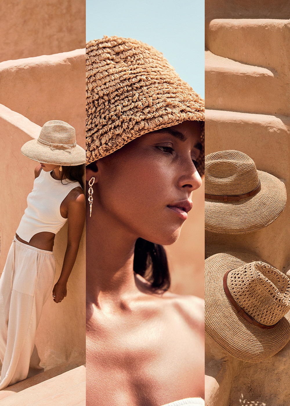 Bags, Clutches and Hats in RAFFIA - IBELIV